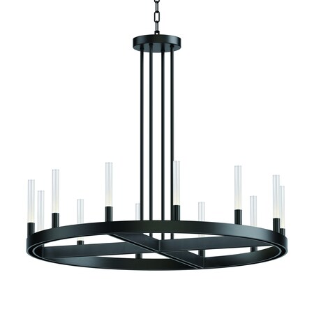 Maxim Lighting Ovation 12-Light LED Chandelier 16164CRBK